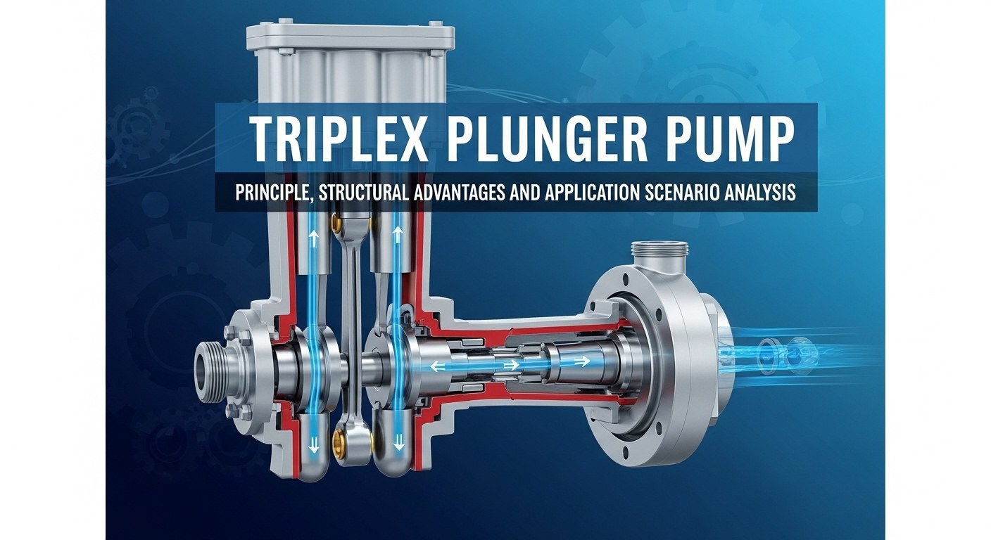 Triplex stempletpumpe: Princip, strukturelle fordele og applikationsscenarieanalyse