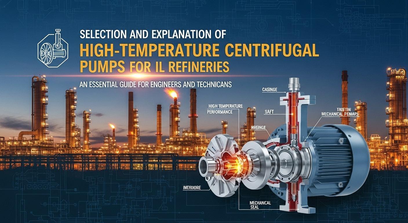 Centrifugalpumpe med høj temperatur til raffinaderi