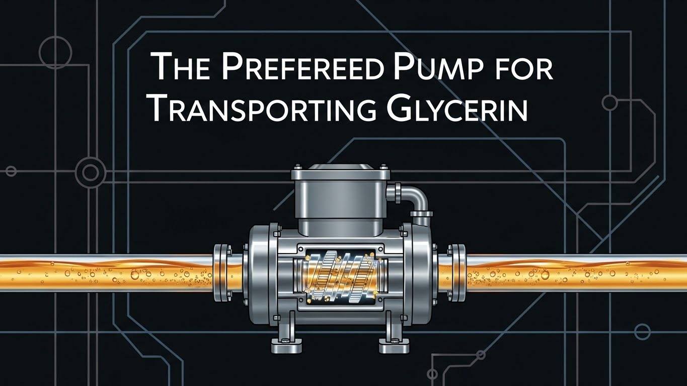 Den foretrukne pumpe til transport af glycerin