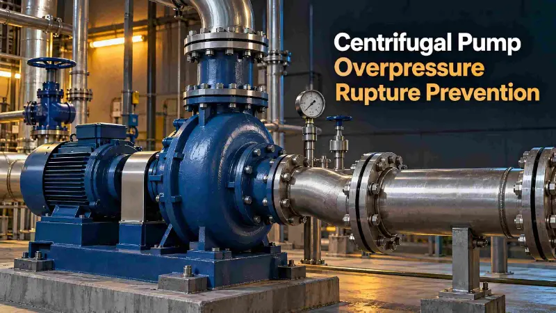 Forebyggelse af centrifugalpumpeovertryksbrud