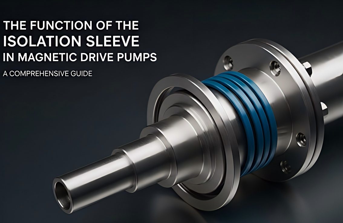 Magnetic pump isolation sleeve